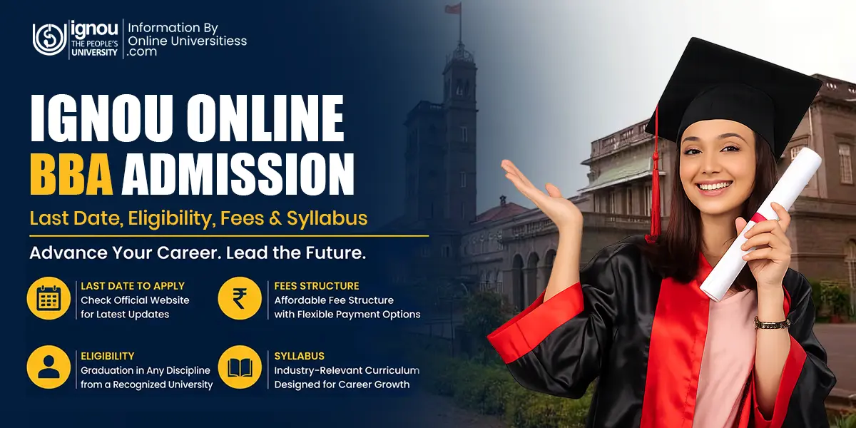 IGNOU Online BBA Admission 2026 | Last date to Syllabus